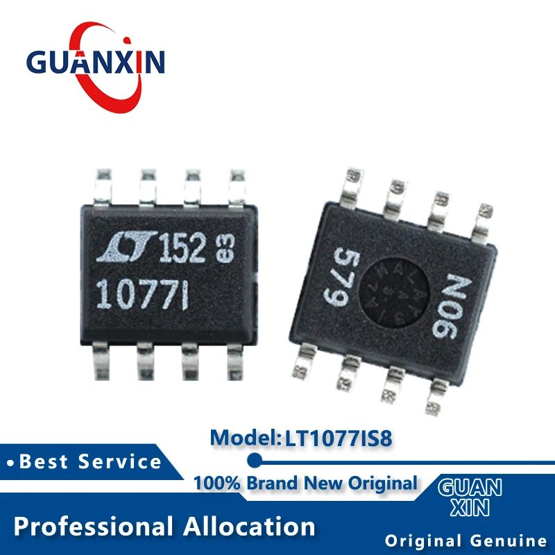 

100% New Electronic LT1077IS8 Marking 1077I SOP-8 LT1077