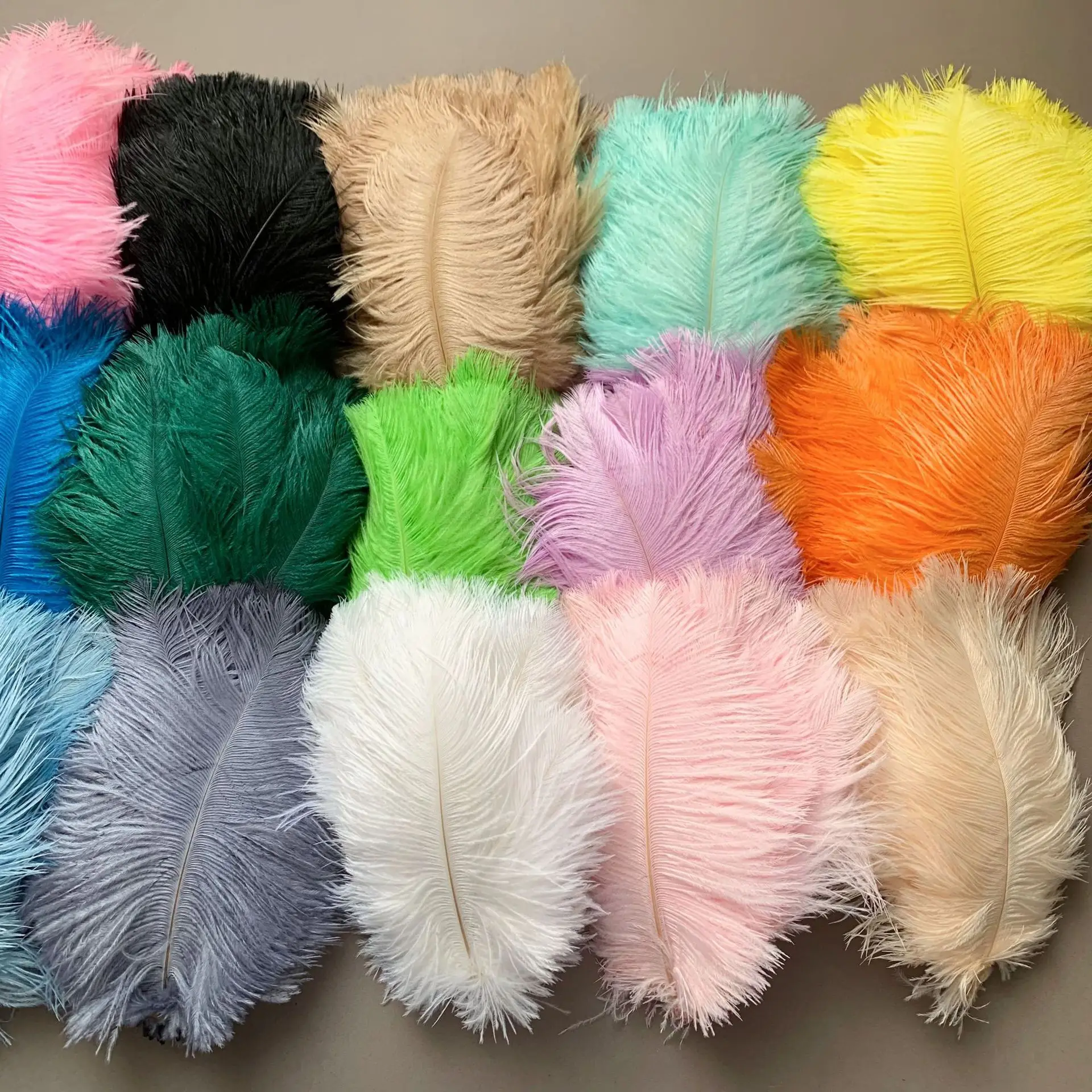 

15-20cm Ostrich Feather Plume Natural Feathers for Wedding Centerpieces Party Home Decoration DIY Crafts Supplies