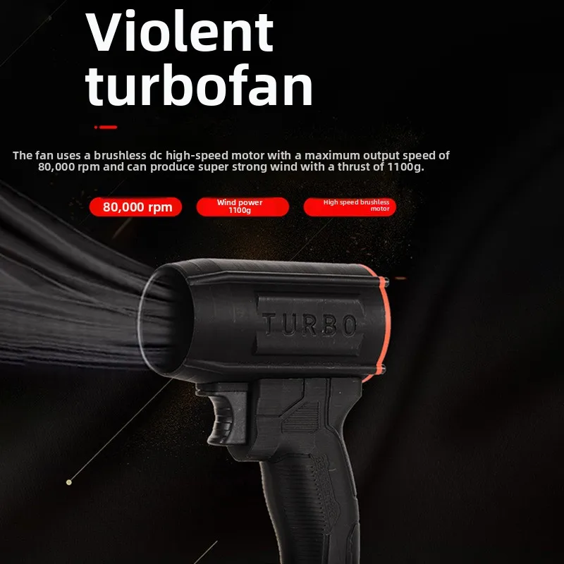 64 مللي متر مجموعة مروحة عالية الأداء 1100 جرام التوجه يده فرش السيارات سيارة/مروحة خارجية الغبار ومنفاخ الثلج X64 مجموعة مروحة أنبوبي