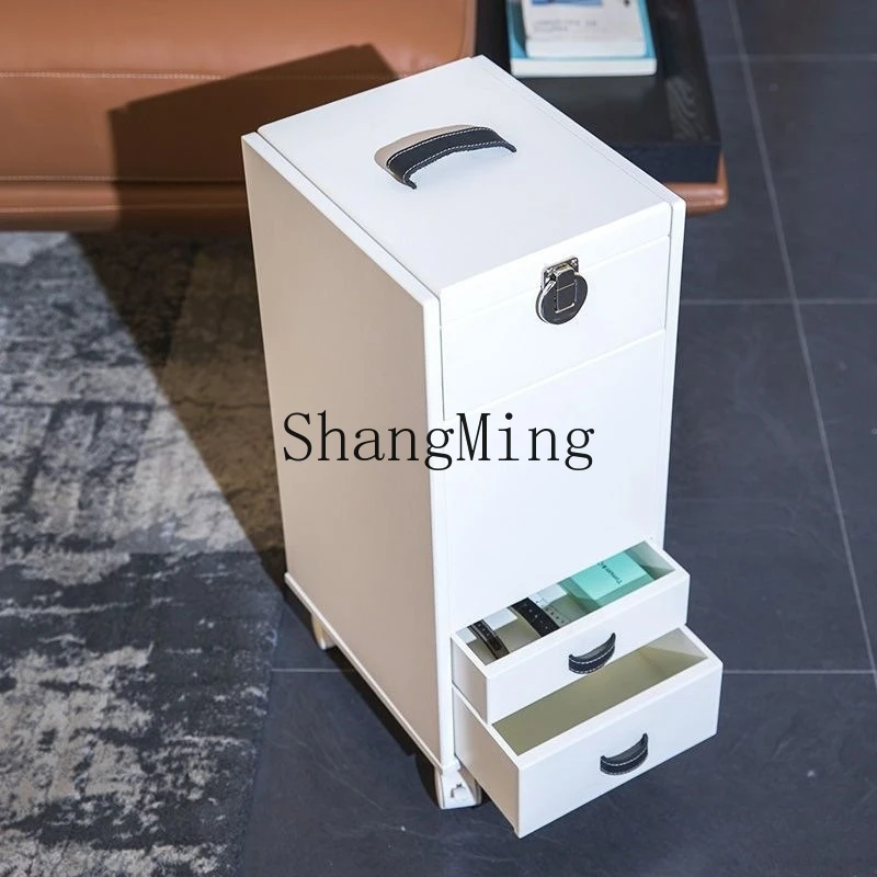 

FG dresser storage cabinet integrated mini multi-functional mobile cosmetic cabinet flip bay window cosmetic table