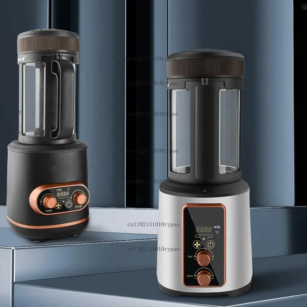 110V/220V Electric Coffee Bean Roaster Small Household Commercial Temperature Regulating Cooling Automatic Timing Hot Bean Roast