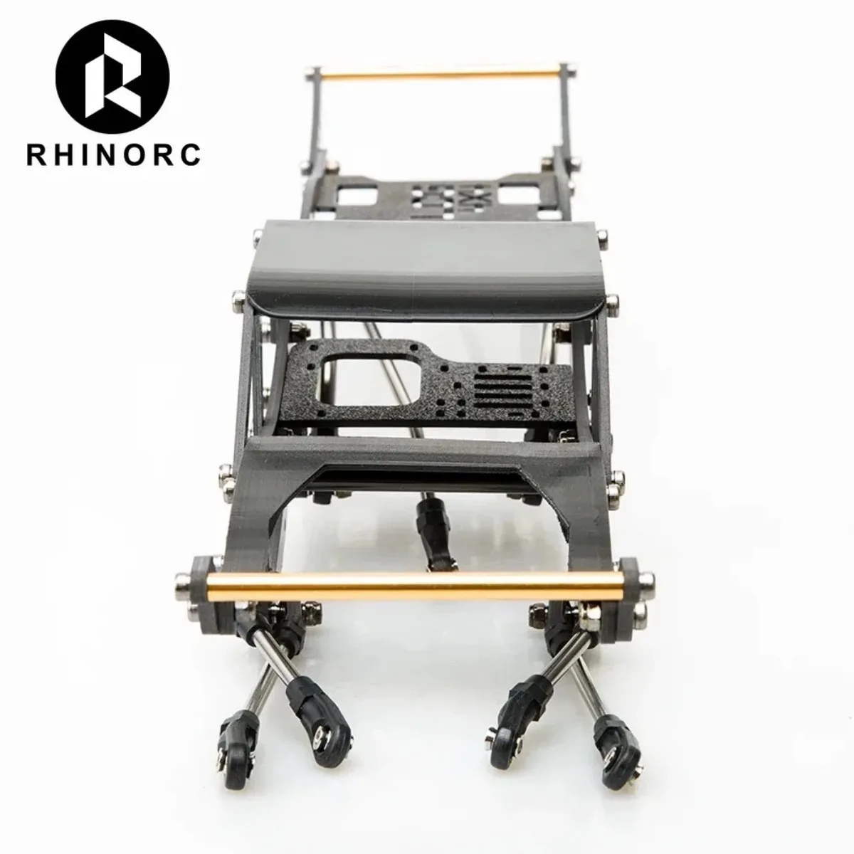 RhinoRC YUE LCG V2 1/10 Scale Carbon Fiber RC Crawler Chassis Kit w/ Capra Axles, Shaft Driver, Gearbox RC Crawling Car Parts