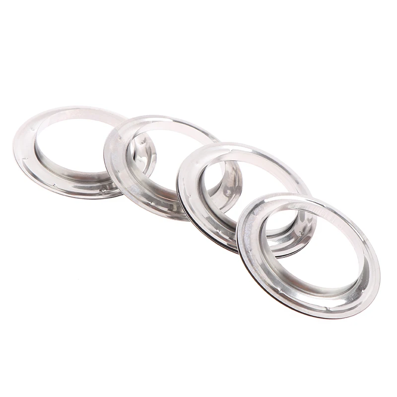 10/30/60pairs Eyelet Curtain Rings Curtain Grommet Top Silvery Metal Ring Header Curtain Accessories  4cm inner diameter