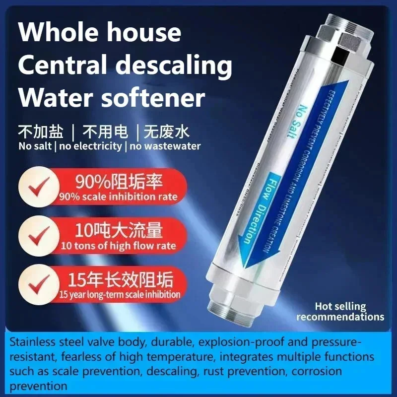 DN15 DN20 DN25 PPR 10T/H High-End Water Softener Home Whole House Water Softener Anti-Scale Filter Pre-Filter Rate Backwash