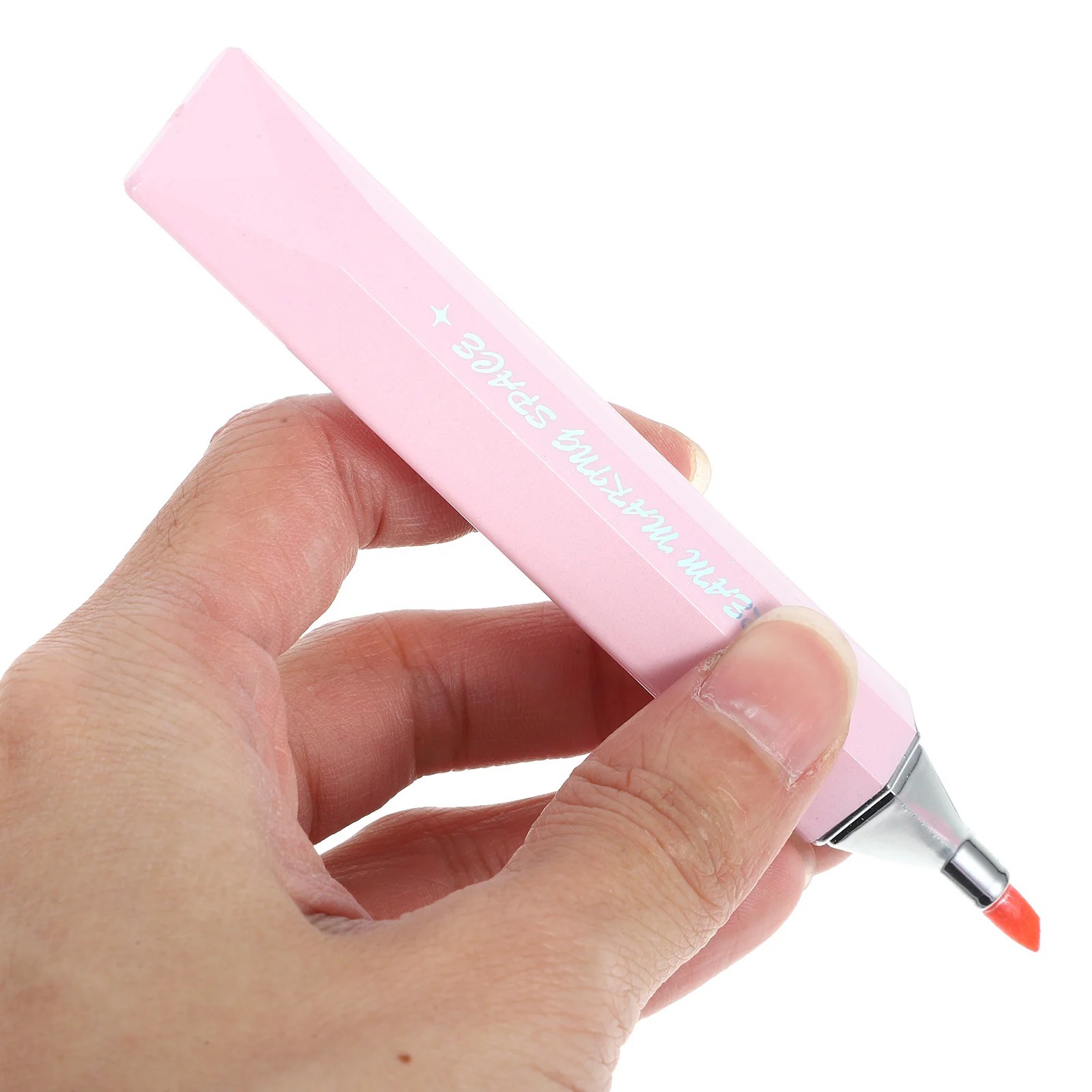 

4Pcs Soft Tip Highlighters Plastic Material Smooth Writing System for Reading Notes Marking Office Study Highlighter Pens