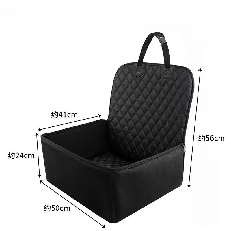 Waterproof Dog Car Seat Cover, Anti-Dirty Oxford Cloth Pet Carrier, Portable Foldable Back Seat Protector for Dogs