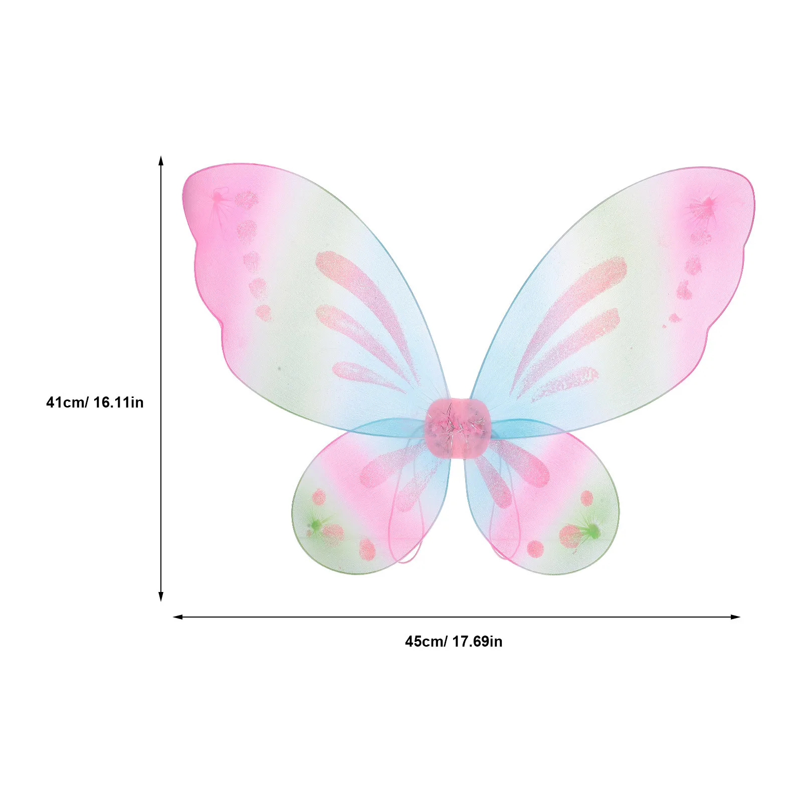 جناح فراشة كبير أداء تنكري للحفلات التنكرية فستان زي جناح للفتيات على شكل فراشة لتزيين الحفلات #5