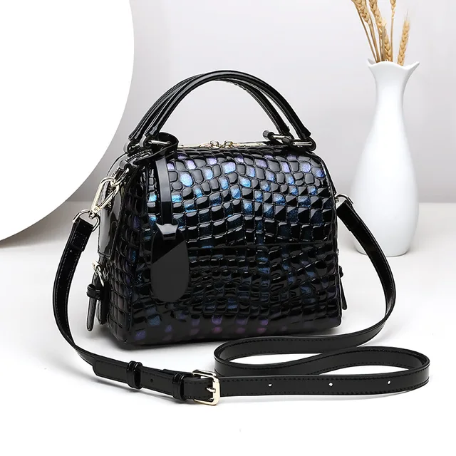 Damska torba z prawdziwej skóry bydlęcej o dużej pojemności mała torba kwadratowa damska prosta przenośna torby listonoszki Crossbody