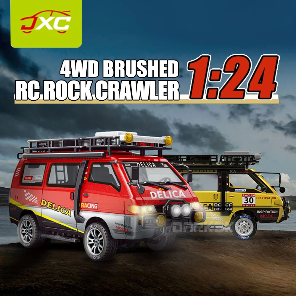 

JXC RC 1/24 Мини RC Грузовик Матовый 4WD Электрический Модель Дистанционного Управления Автомобиль Rock Crawler RTR Взрослые Детские Игрушки