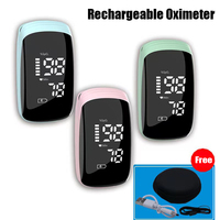 Medical Pulse Oximeter with Bag SpO2 Saturometro Oximetro Digital De Dedos Pediatrico Rechargable Adulto