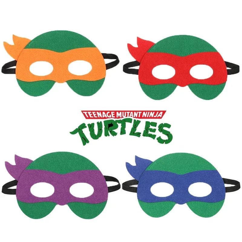 في سن المراهقة سلاحف النينجا TMNT أقنعة الأطفال الكرتون أنيمي حفلة عيد ميلاد زينة ألعاب الهالوماس أقنعة بيبي بوي جديد