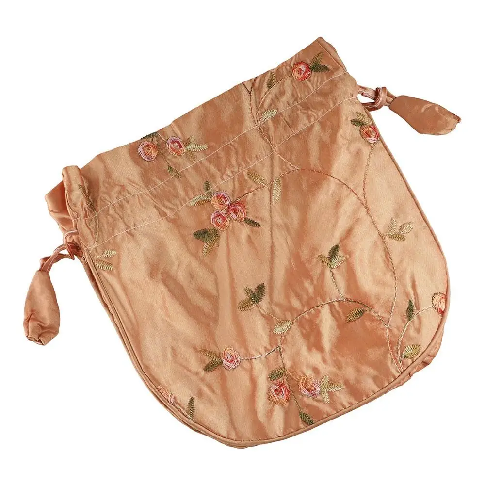 Bag Casual Money Bags Sanitary Napkin Bag Jewerly Packing Bag Hanfu Drawstrings Bags Women Flower Handbags Small Storage Bags