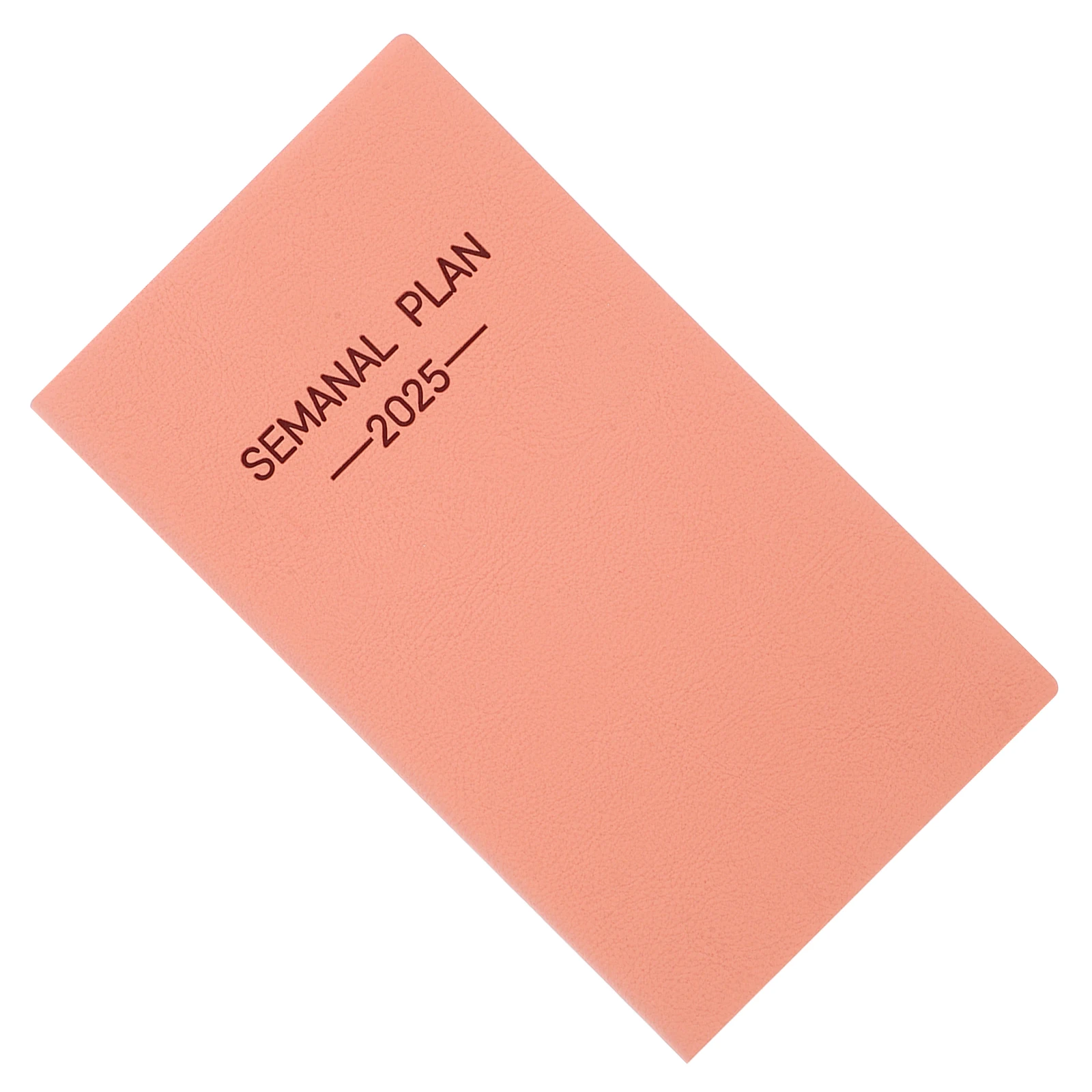 

Spanish Schedule Book A6 Planner Notebooks Thick Paper Daily Weekly Views Pocket Size Work Notepad ganization Supplies Stylish