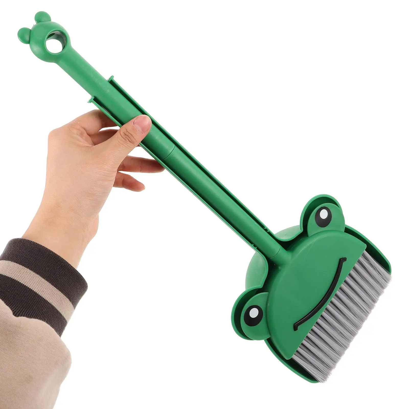 3pcs Kids Set Cartoon Dustpan Small Cleaning Supplies Plastic Toy Broom Mini H Broom Dustpan for Home Kindergarten