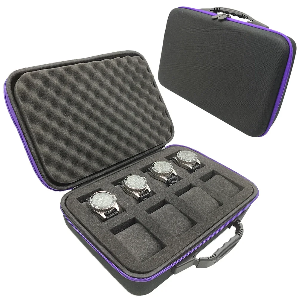 

Hard Watch Storage Box Tool Storage Bag Canvas EVA Organizer Shockproof Sponge Carry Case Shell Zipper Protective Box