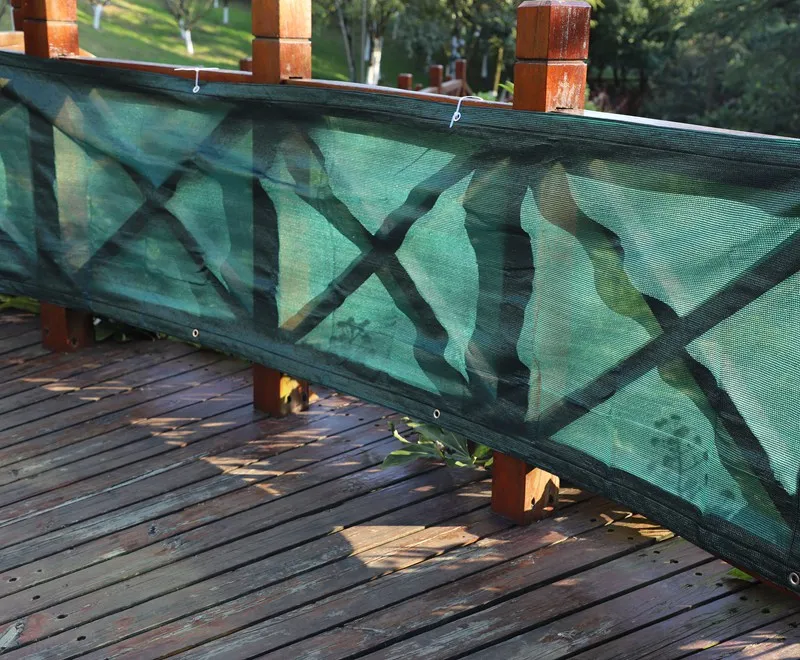 Thicken Anti-UV HDPE Sun Shade Net Home Terrace Balcony Privacy Screen Safety Net Summer Cooling Garden Sun Shelter Sails