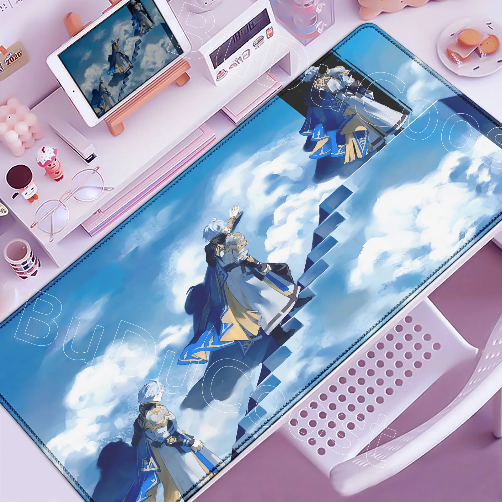 

New Cool Wallpaper Phainon Honkai Star Rail Mouse Pad Large Anime Desk Mat Keyboard Ergonomic Office Rubber PC Non-slip Mousepad