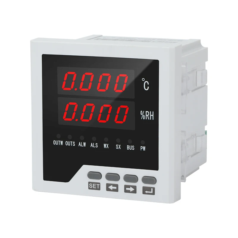 REHE WSK303 220V Greenhouse Thermostat Hygrostat Controller LCD/LED Display ABS Material 3-Year Warranty 0-50C Measurement
