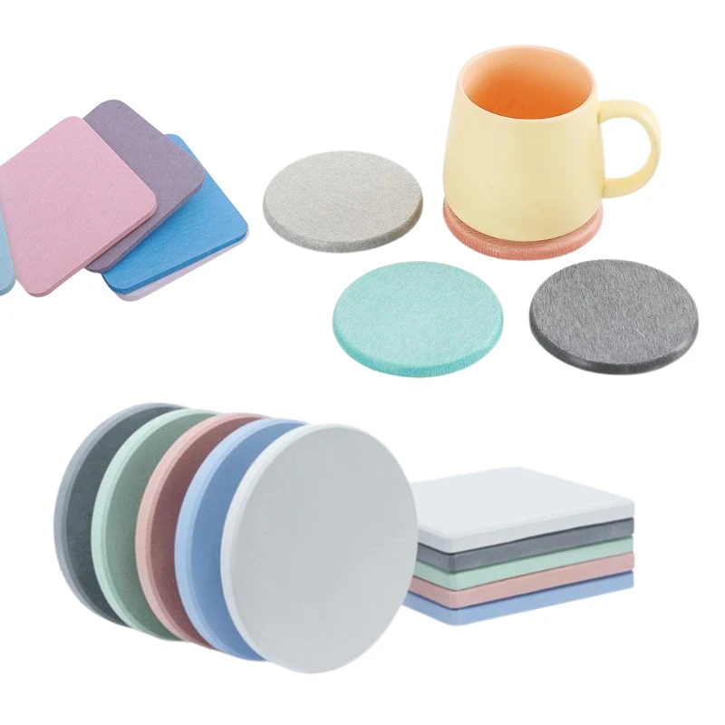 10cm Cup Mat Soap Drying Mat Dish Diatomite Tray Pad Sink Holder Bathroom Kitchen Absorbent Cup Fast Mats Saver Organizer Pads