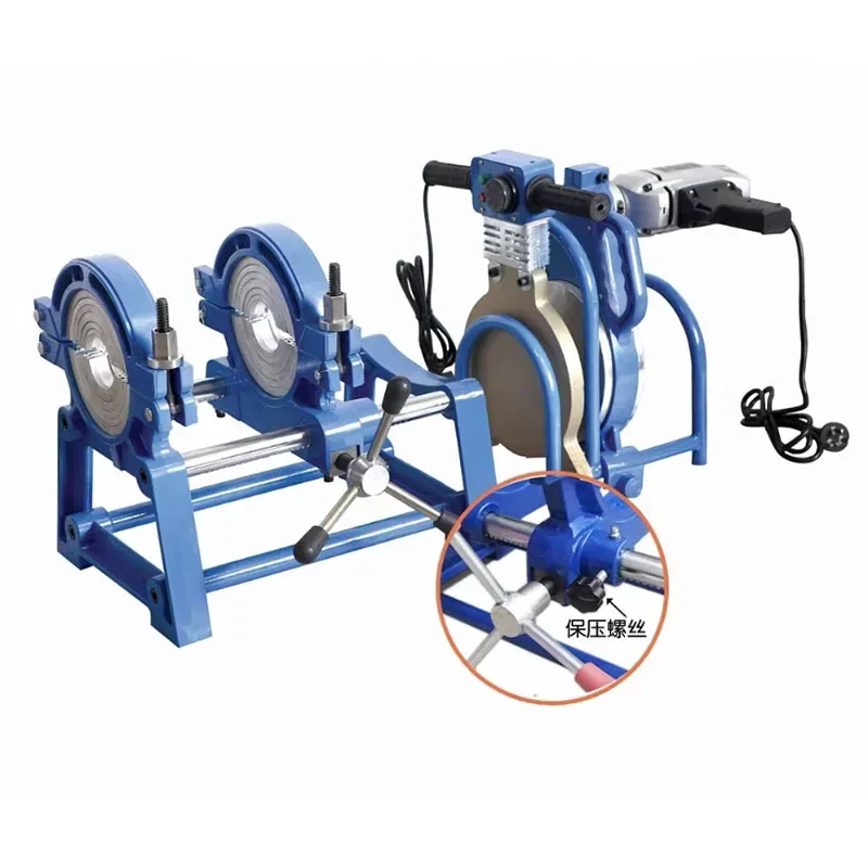 63-160mm 1700W 220V Pipe Fusion Welding Machine, Plastic Pipe Hot Melt Welding Tool