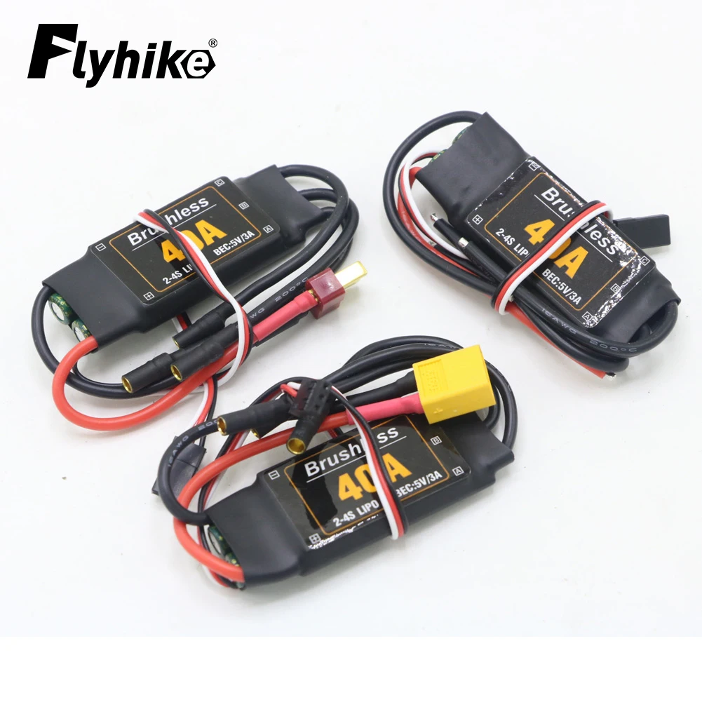 

Бесщеточный Регулятор Скорости Mitoot 40A ESC 2-4S XT60 коннектор бесщеточный ESC для квадрокоптера RC FPV Четыре оси UAV аксессуары