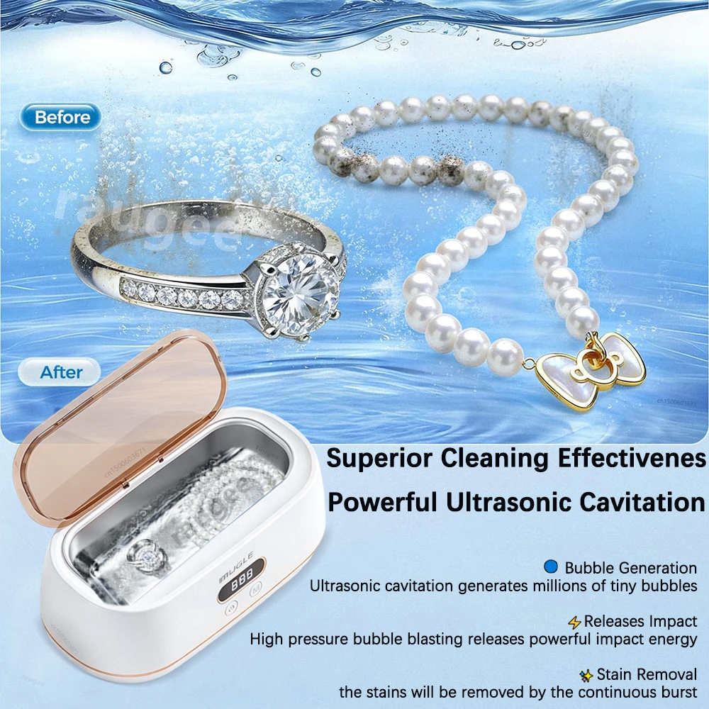 400ML Ultrasonic Cleaner House - Ultrasonic Cleaner Machine Glasses Denture 评论和价格