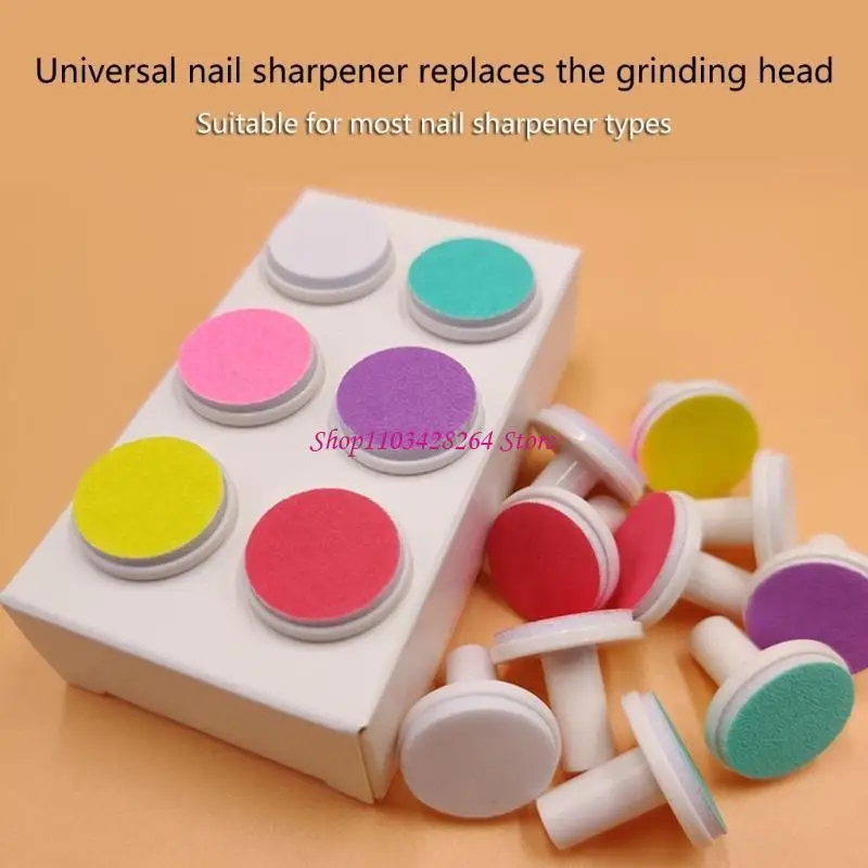 

12-Pieces/set Baby Nails File Nails Trimmer Replacement Pads Quality Grinding Heads for Most Brand Electric Nails File