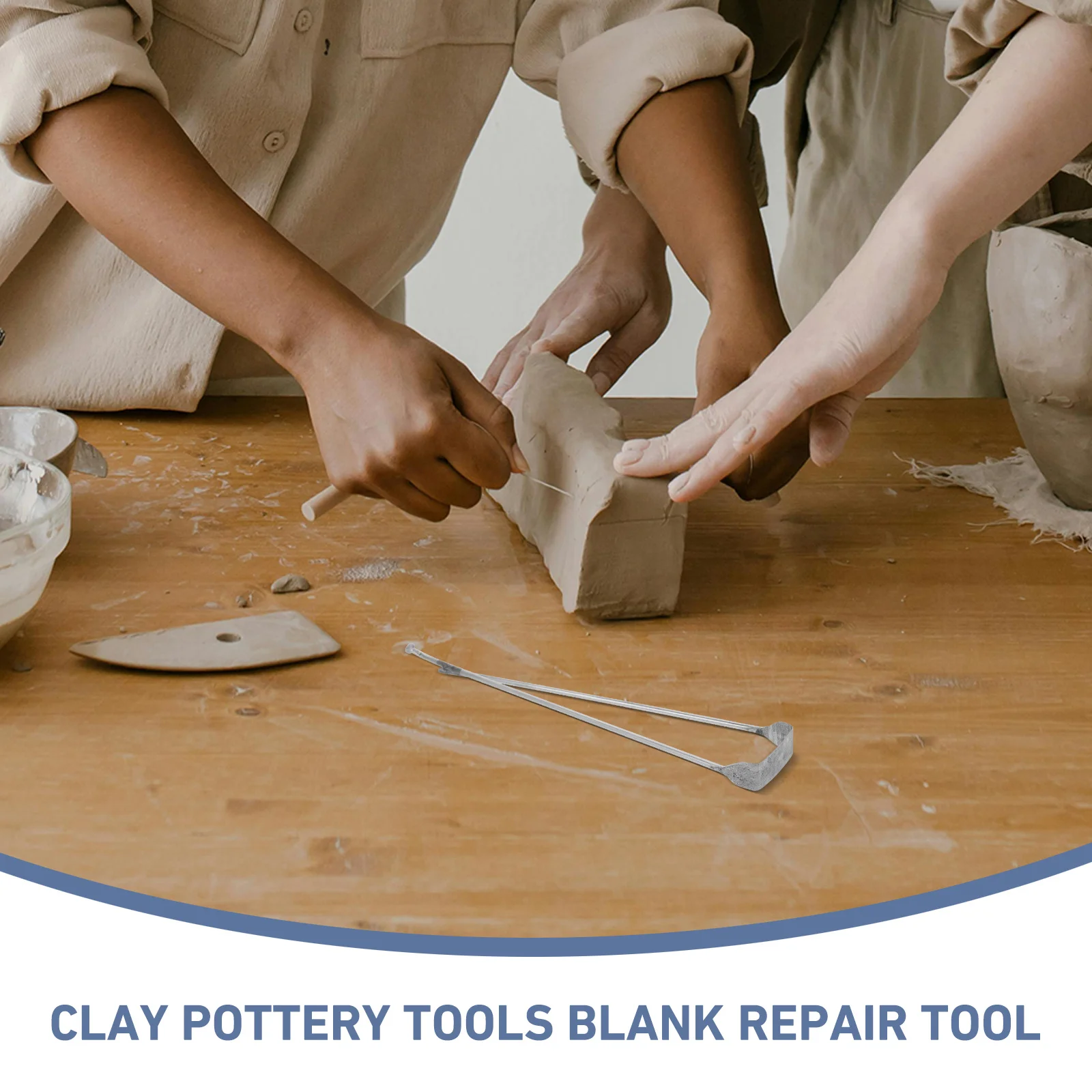 

Durable Polymer Clay Carving Tool Metal Sculpting Scraper for Pottery Clay Wheel Modeling Tools Pottery Wheel for Adults