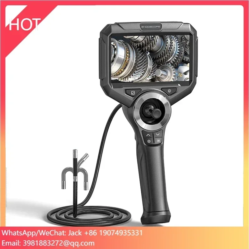 S50 Analog Camera High Resolution Camera Portable Inspection Video Bore Scope With 4-Way Articulating Endoscope