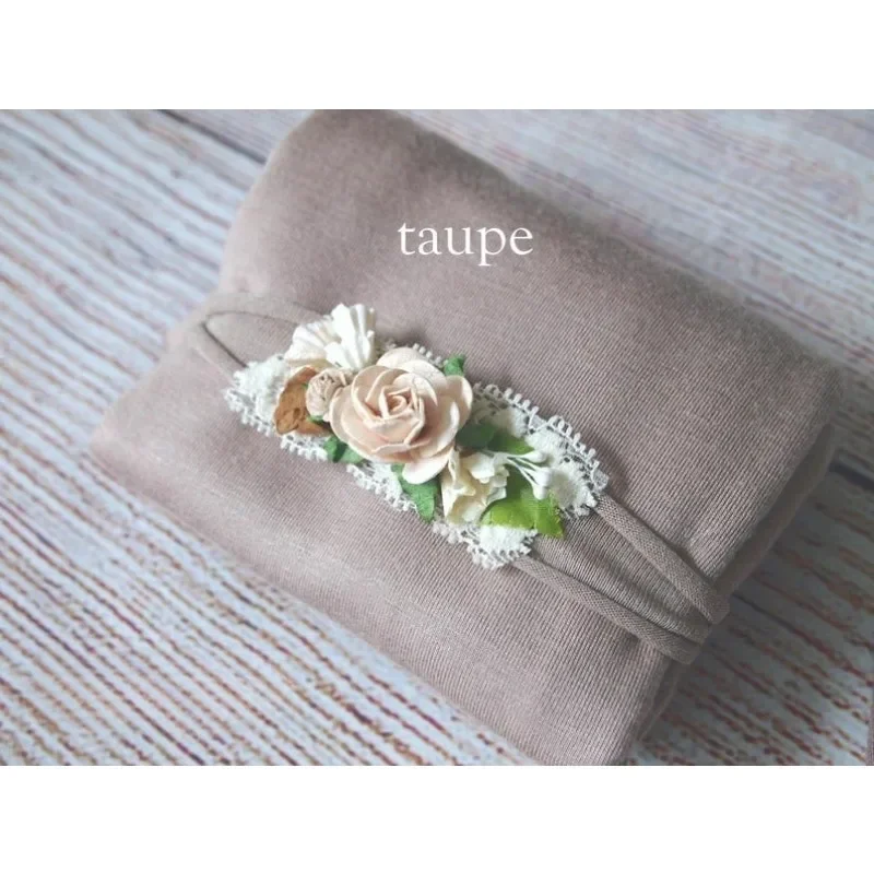 2 шт./компл., набор резинок для фотосъемки новорожденных с бесплатной повязкой на голову, эластичное одеяло из молочного флиса для фотосессии на первый месяц для маленьких мальчиков и девочек