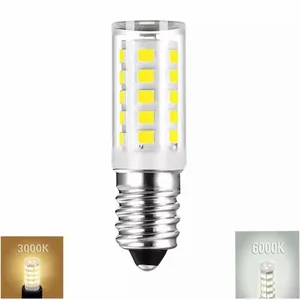 Светодиодсветодиодный лампа E14 3 Вт 5 Вт 7 Вт 33 светодиода 51 светодисветодиодный S 75 светодиодов s AC220V SMD 2835 мини светодиодная лампа-кукуруза люстра прожектор лампа для холодильника