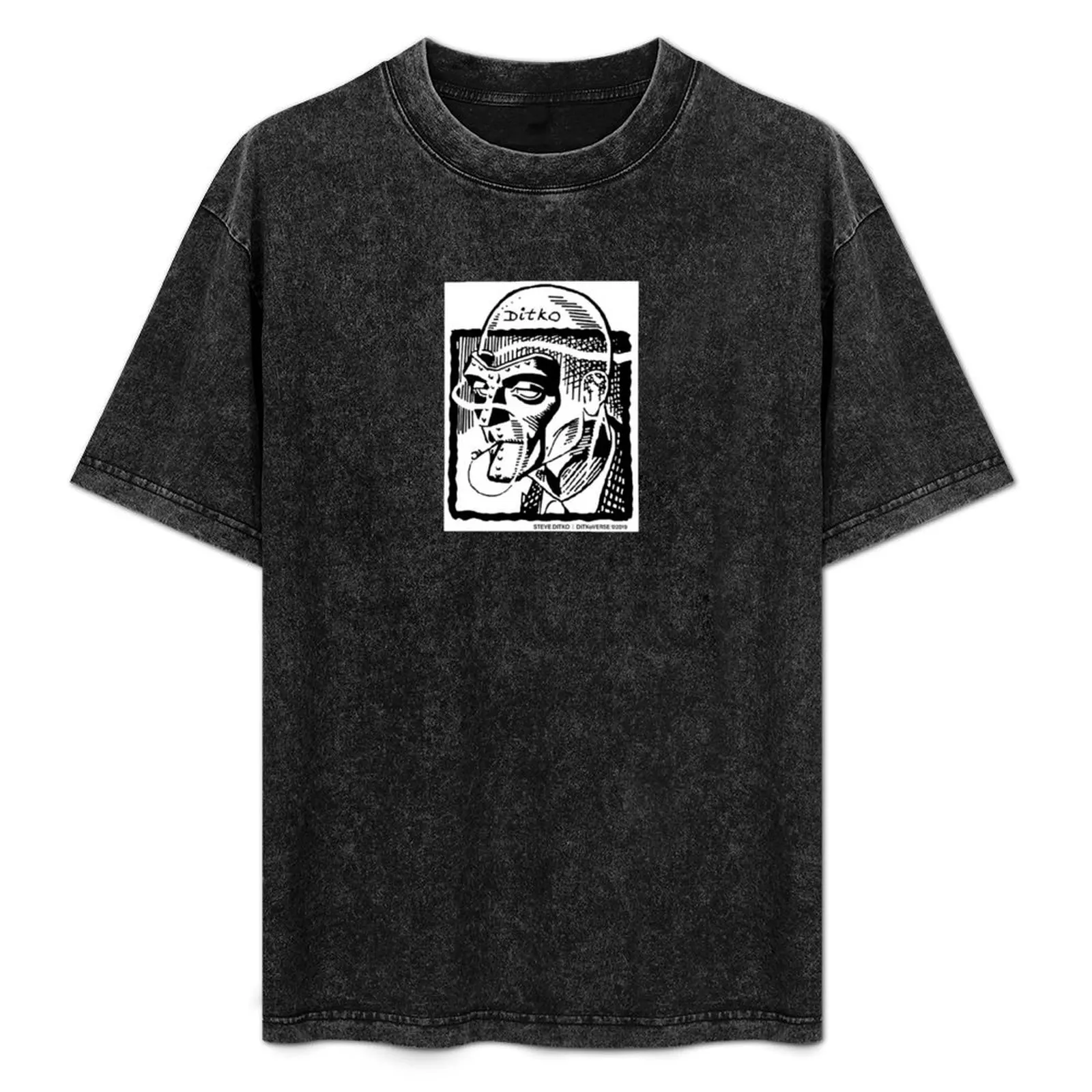 Ditko Self Portrait T-Shirt custom t shirt Clothing cute tops plus size men clothing