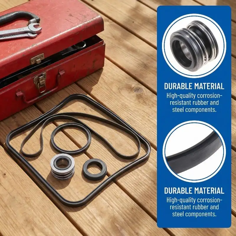 Kit de Reparación de Sello de Eje y Anillo O para Bomba de Piscina Hayward SPX1600TRA, Solución Mejorada para Reducir Fugas y Facilitar el Mantenimiento de la Piscina