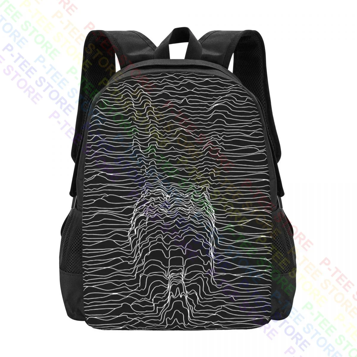 Donnie Darko Joy Division Unknown Pleasures Parody 01Backpack Large Capacity Shoe Bag Art Print