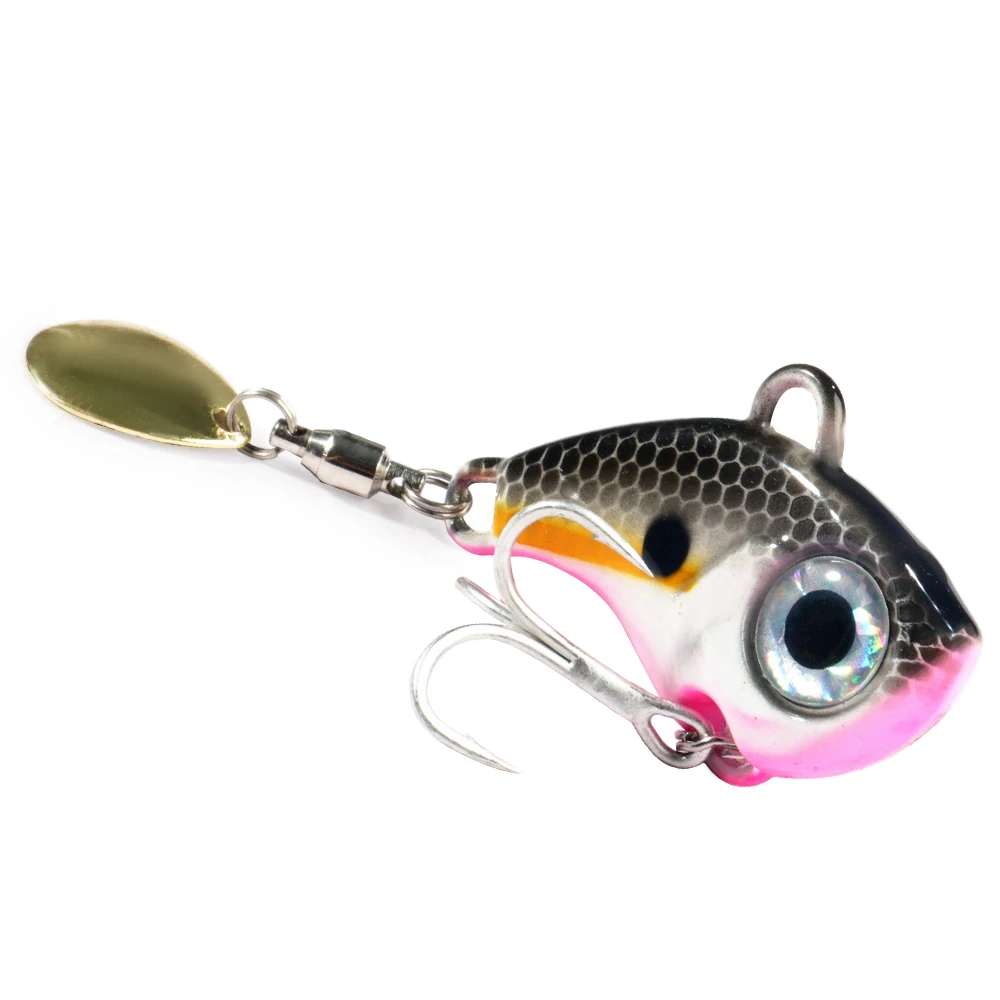 Wobble Rotierende Metall VIB Vibration Köder Spinner Löffel Jig Angeln Lockt 10g 20g 30g Künstliche Harte köder Pailletten Pesca Köder