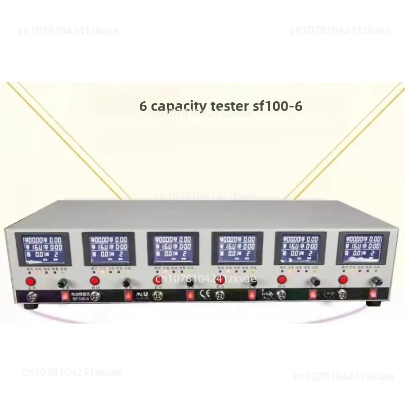 battery capacity test/repair 6 channels charge and discharge integrated machine SF100-6