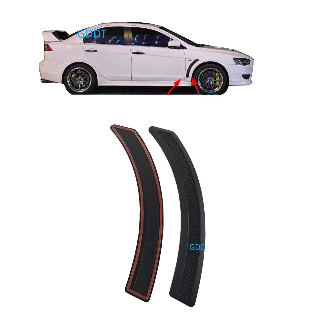 

2 Pieces Wide Body Fender Outlet Sticker for Lancer EVO Side Decoration Cover for Lancer Fender Trim Strip Choose L or R