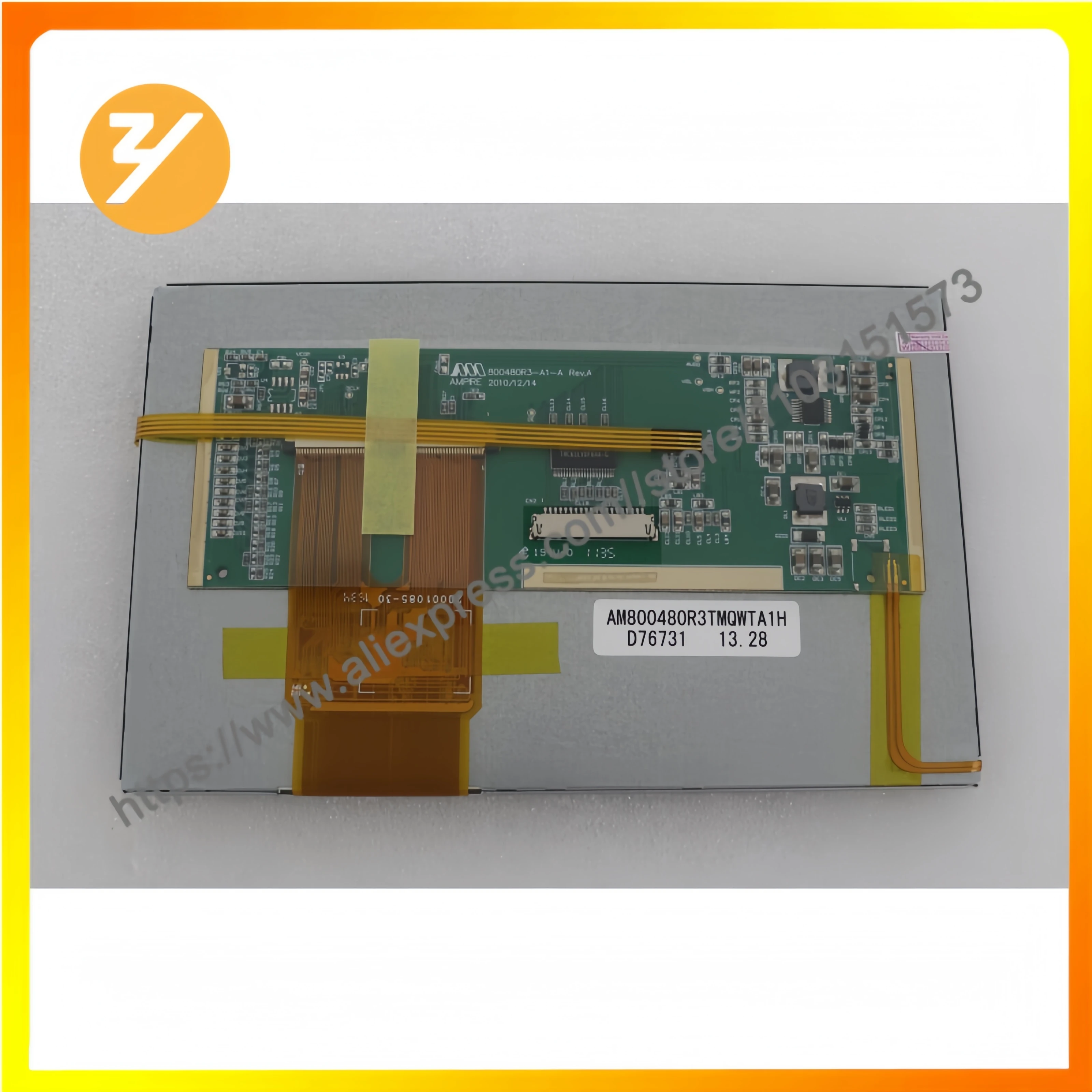 Brand New Original Touch screen 7.0inch AM-800480R3TMQW-TA1H High-Quality Industrial LCD Screen Supplied by Zhiyan