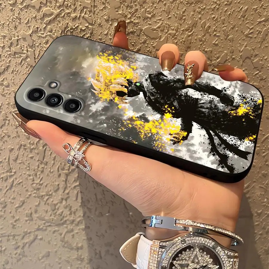 أسود لينة غطاء الهاتف حقيبة لهاتف سامسونج غالاكسي A23 A53 A24 A55 A32 A36 A41 A25 A71 A22 A52 A35 A26 A72 A51 A73 لعبة دراغون بول #6