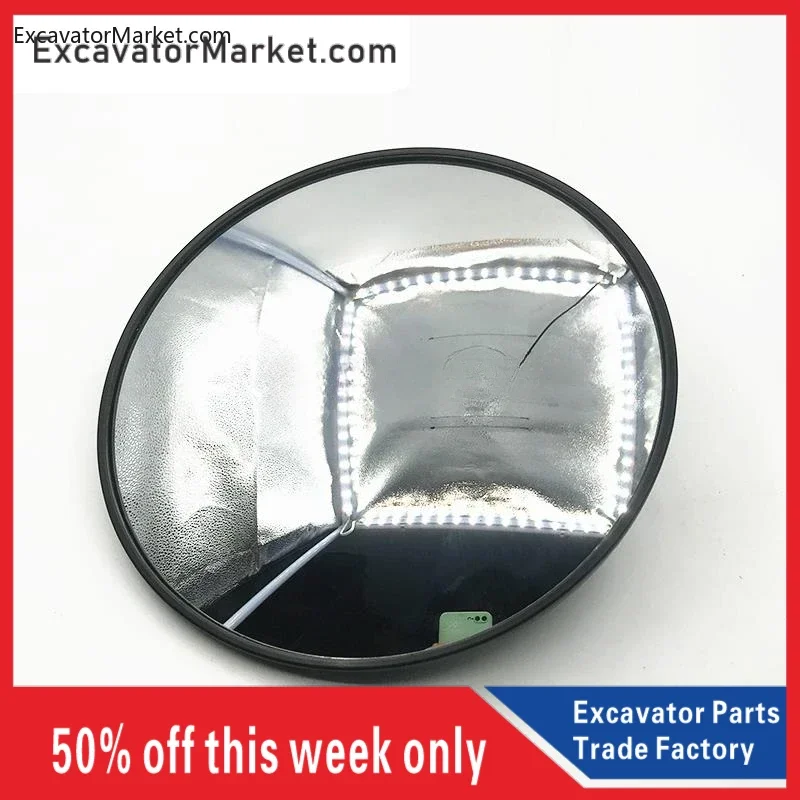 

For excavator accessories Komatsu PC200-220-240-8 Reflector big round mirror rearview mirror truck reverse mirror