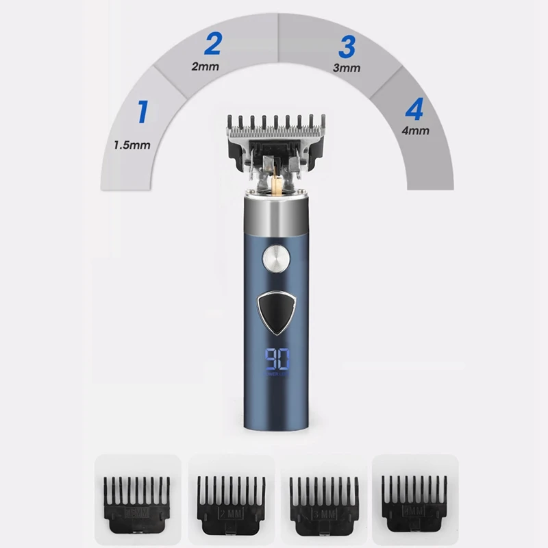 Beard Trimmer For Men Electric Hair Clipper Cordless Mens Grooming 5 In 1 Kit Hair Trimmer & Mustache Trimmer & Nose Easy To Use