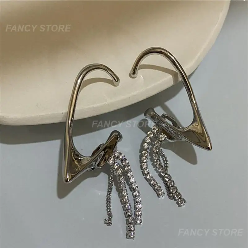 1~4PAIRS Elf Ear ClipSmall Dark Gothic Retro Ear Hook No Pierced Ear Clip Simple Ear Jewelry Women Men Cosplay Hip Hop Punk Ear