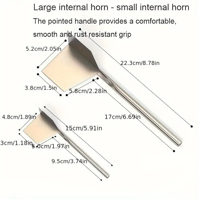 Couteau para mastic en acier inoxydable, ferramentas de construção, raspadores para cloisons sèches, extrator Yin Yang 4 peças