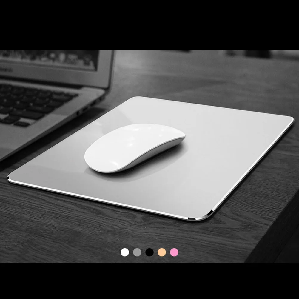

20 X17X0.25CM Metal Mouse Pad Scratch-resistant Anti Double Sided Flatwise Mat Home Office Non-slip