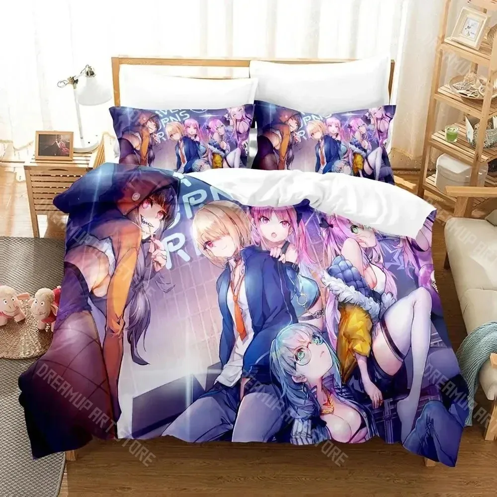 3D Printed Heaven Burns Red Game Bedding Set for Boys Girls Duvet Cover Pillowcase Twin Queen King Full Single Double Sizes