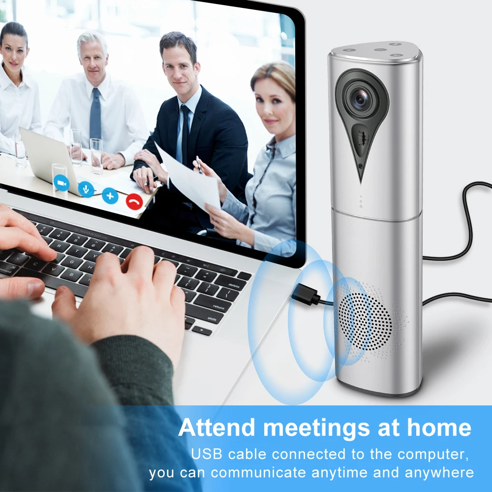 YSX-K8ระดับ10การประชุมแบบพกพา HD อุปกรณ์วิดีโอการประชุม All In One สำหรับ Videoconference Telemedicine