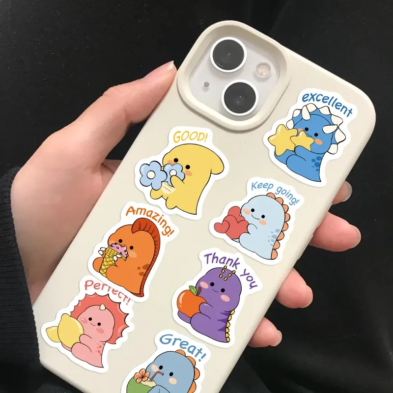 500pcs Cartoon Personality Dinosaur Creative Doodle Decorative Stickers