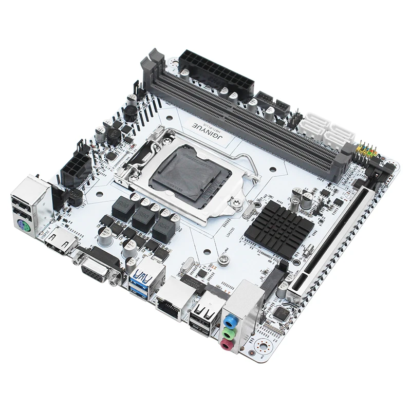 Imagem -02 - Placa-mãe Jginyue-itx Lga 1150 Intel i3 i5 i7 e3 Cpu Ddr3 1600mhz 16gb M.2 Nvme Sata Usb 3.0 Vga Hdmi Mini-itx H97i Mais