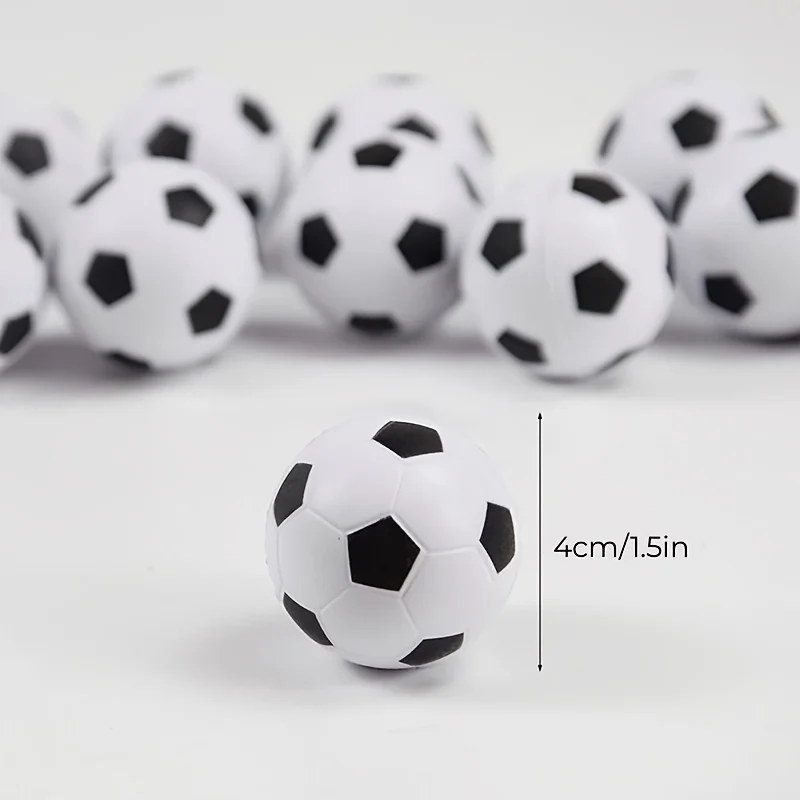 10pcs 4cm Mini Bounce Football Sports Theme Party Decoration Small Gifts Football Match Small Toys Creative Novelty Bounce Ball