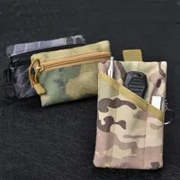 1pc Outdoor Sports Camouflage Belt Bag Tactical Coin Purse Tactical Running Portable EDC Tool Storage Hand Bag